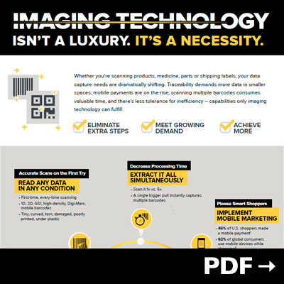 View Zebra's "Imaging Technology Isn't a Luxury. It's a Necessity." PDF.